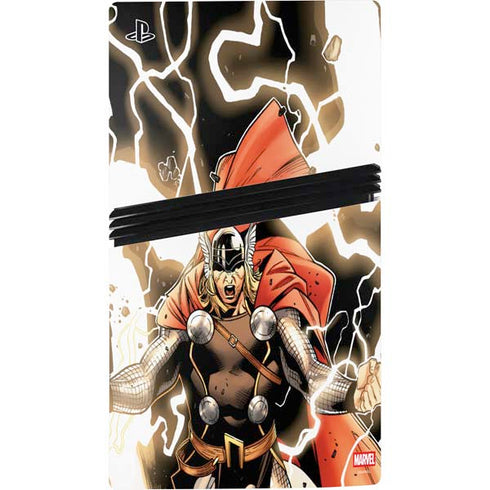 Marvel Thor Thor's Lightning PS5 Pro Disk Bundle  Skin